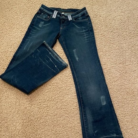 Bebe Rhinestone Crystal jeans - Picture 7 of 16